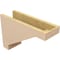 Ekena Millwork 6"W x 18"D x 12"H Classic Burlington Rough Cedar Woodgrain TimberThane Corbel, Primed Tan CORUR06X18X12BURRCPR - alternate 6